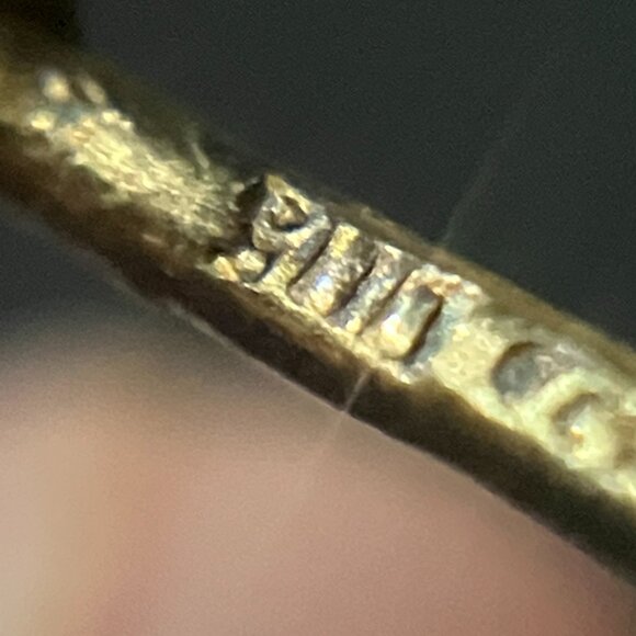 Vintage Bohemian Garnet Cluster Gold-plated 900 Silver Screw-back Earrings - Picture 16 of 16